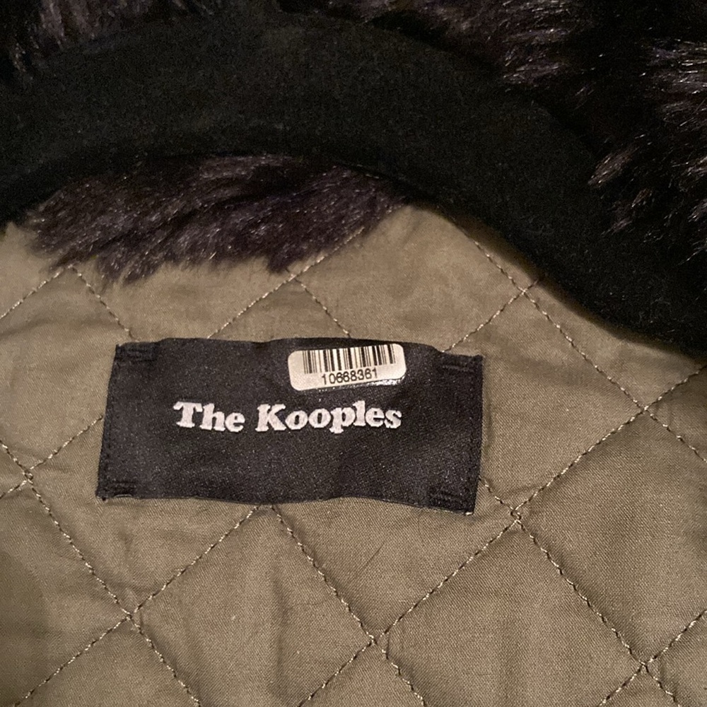 The Kooples. Dark green coat. - Picture 3 of 13